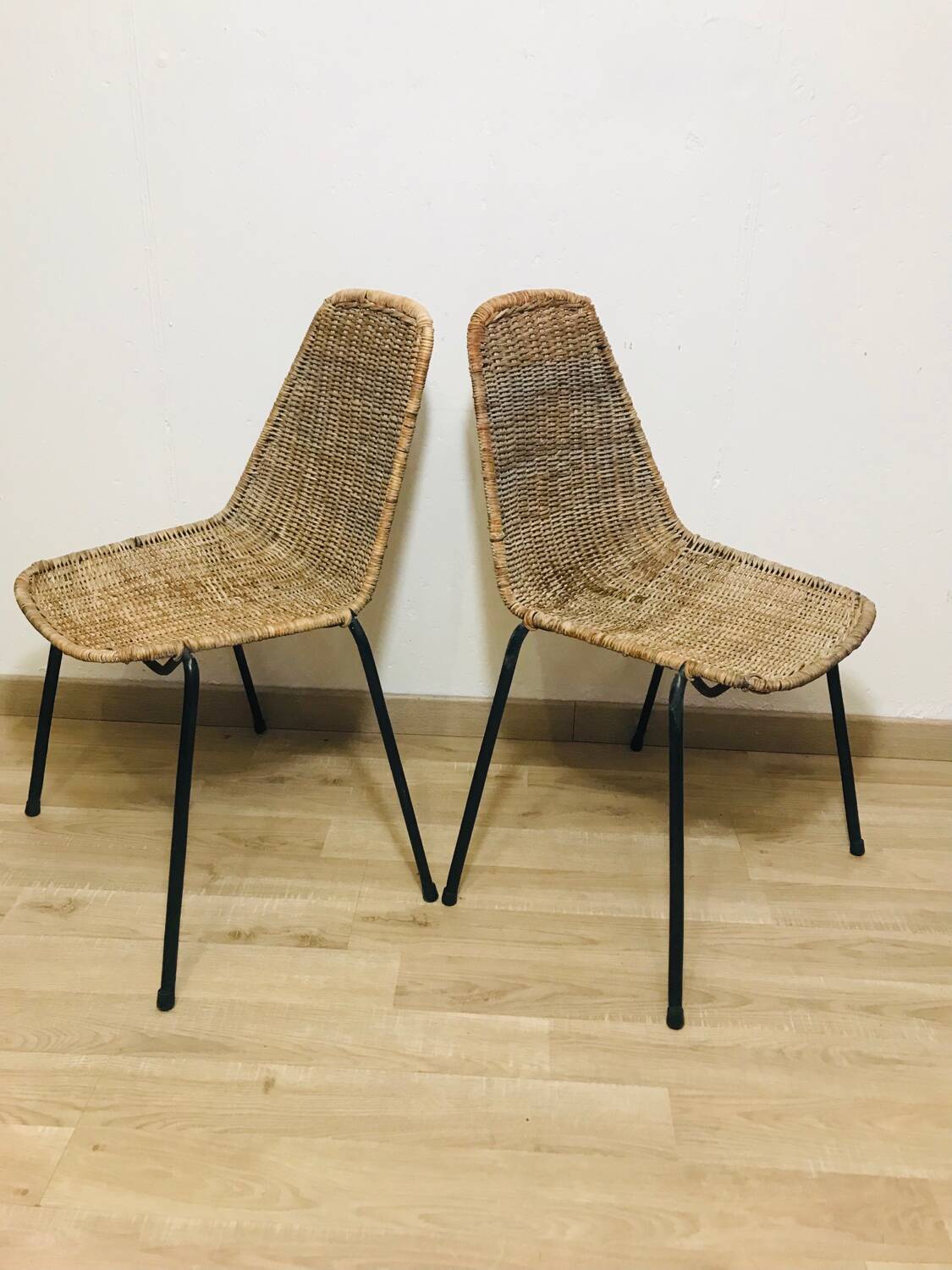 Pair of Gian Franco Legler chairs