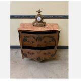 Antique - Vertiko, chest of drawers, inlays - Art Nouveau