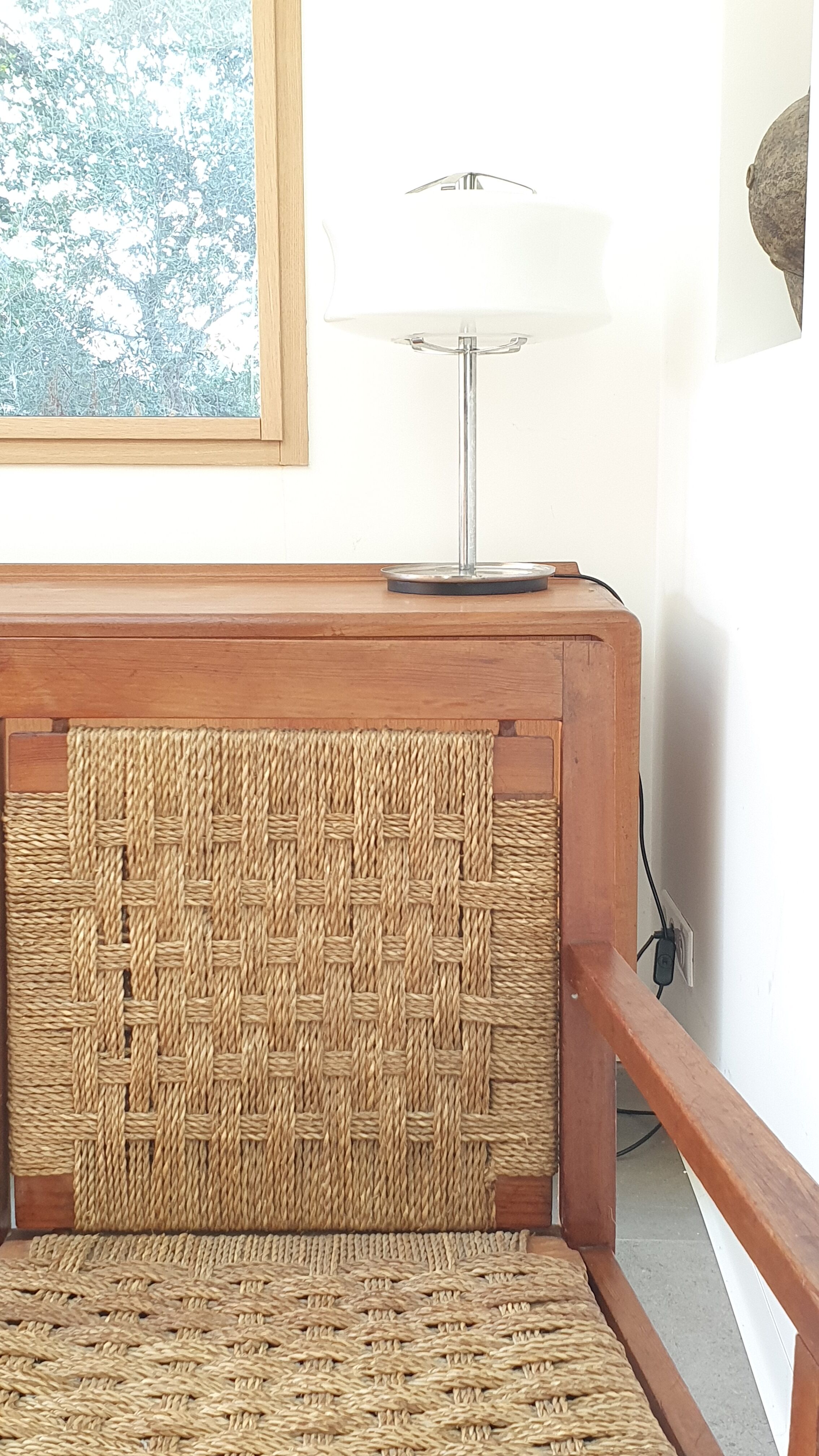 Pair of rope armchairs from the 50s
