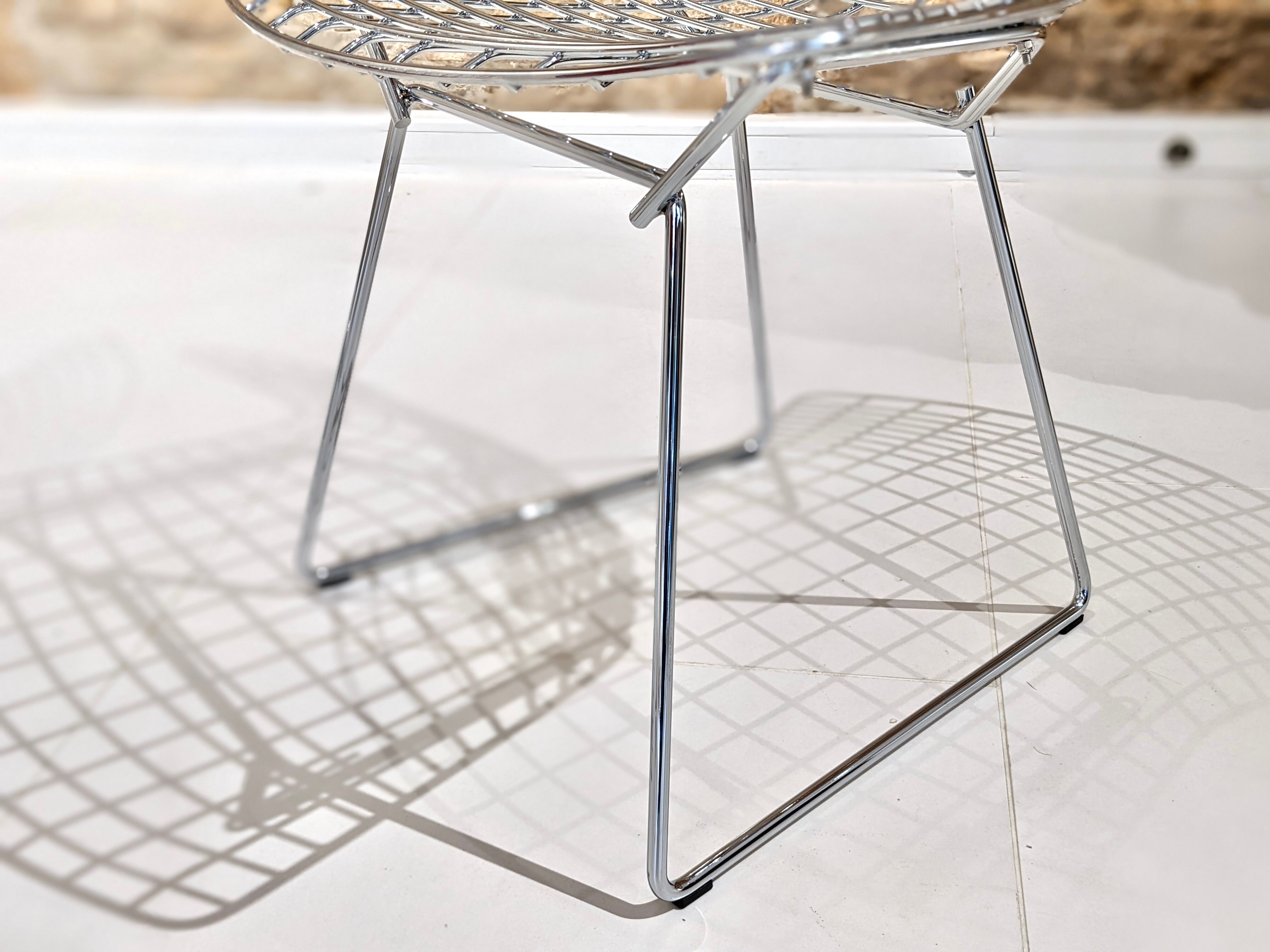 Set of 6 Bertoia chairs for Knoll