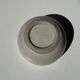 Trio of white ceramic cups D9cm