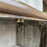 Old Burmese teak display case