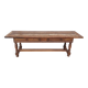 Farm table in walnut