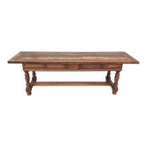 Farm table in walnut
