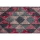 Vintage neutral pink Turkish hand-knotted runner 83x332