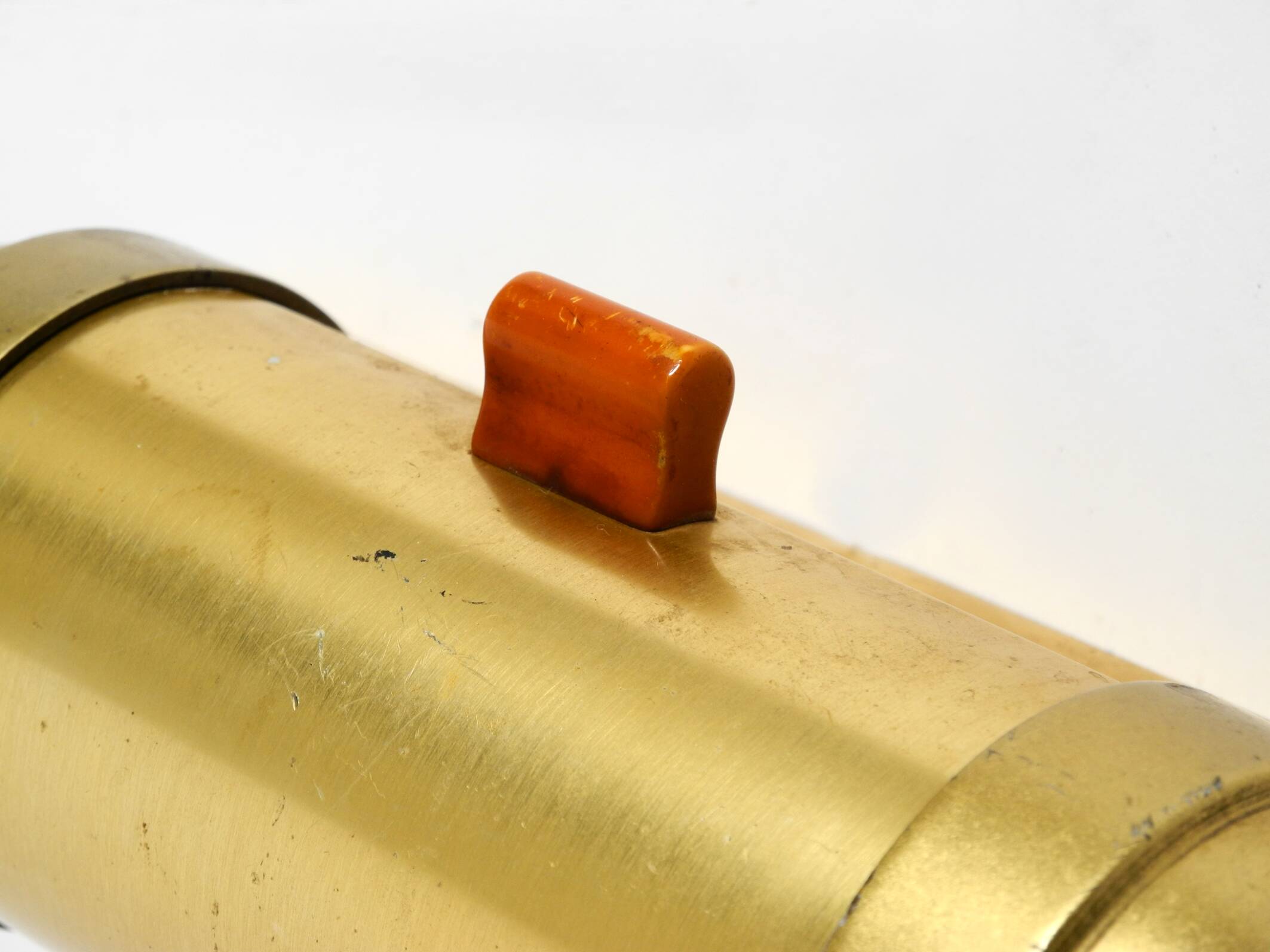 Original 1930s cabin submarine wall lamp in streamlined design