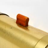 Original 1930s cabin submarine wall lamp in streamlined design