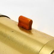 Original 1930s cabin submarine wall lamp in streamlined design