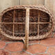 Wicker bottle basket
