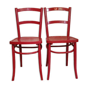 Paire de chaises bistrot