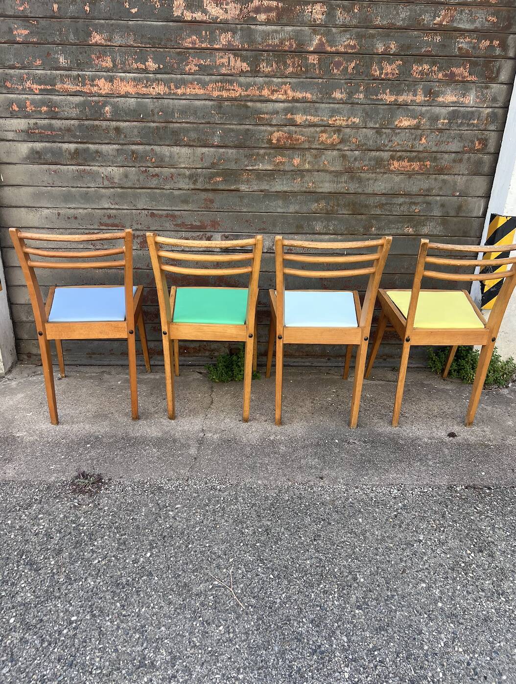 (Lot) 4 Alma bistro chairs no. 1642 Luterma