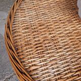 Vintage rattan table