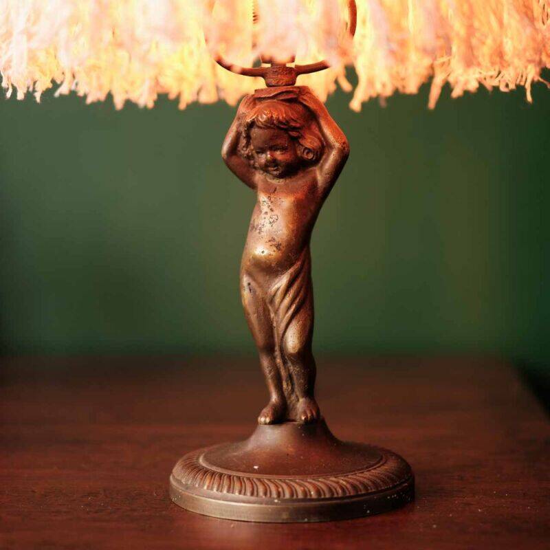 Lampe de table avec motif enfant