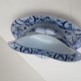 Saucière ancienne en faience fine creil montereau modèle  japon