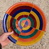 Large fruit bowl signed Lussot