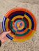 Large fruit bowl signed Lussot