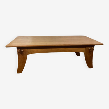 Scandinavian coffee table in solid wood from the 60s and 70s