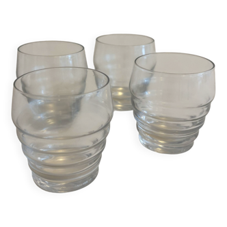 Verres transparant art deco