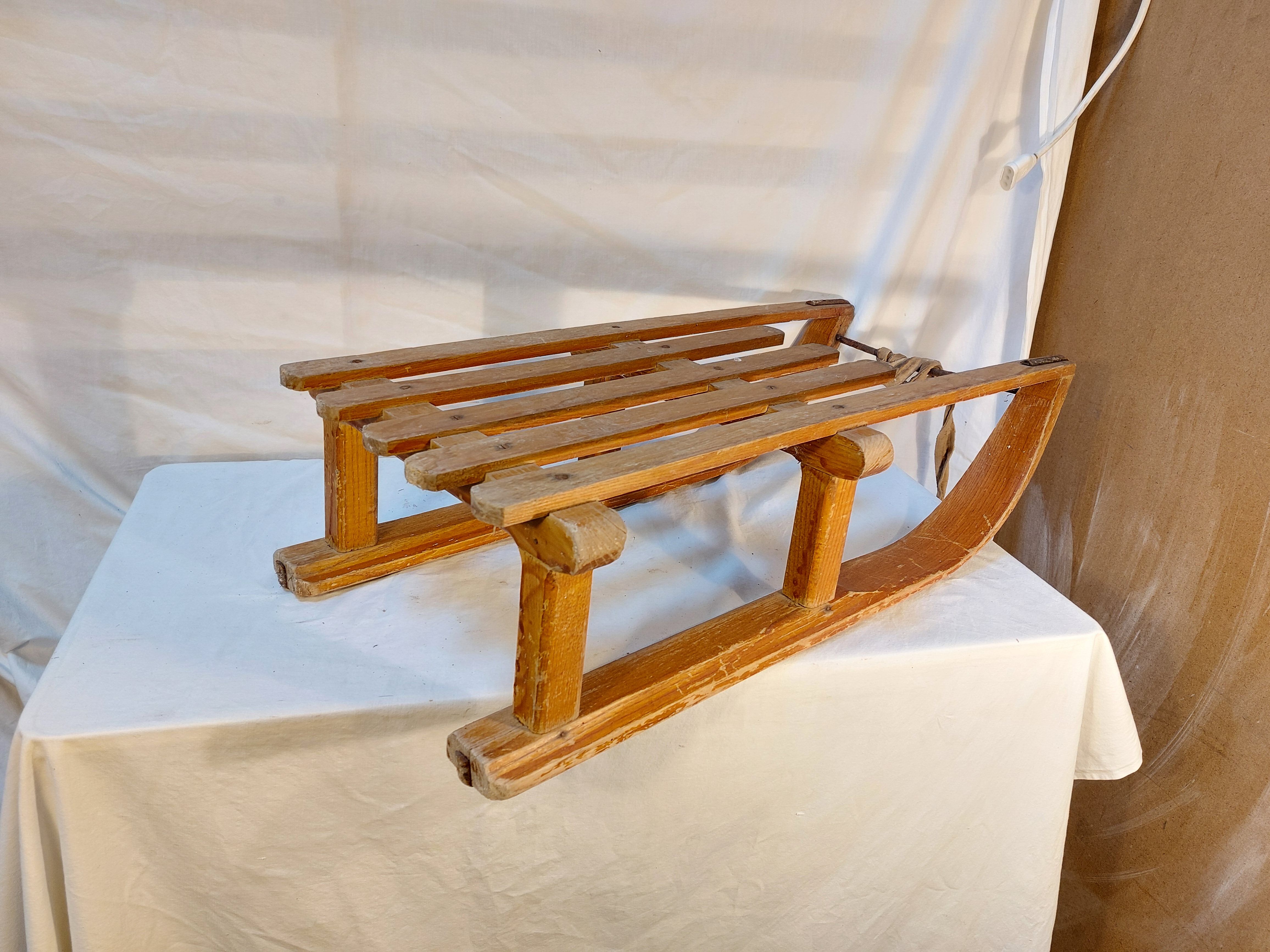 Old wooden sledge