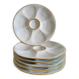 Assiettes à huîtres Haviland