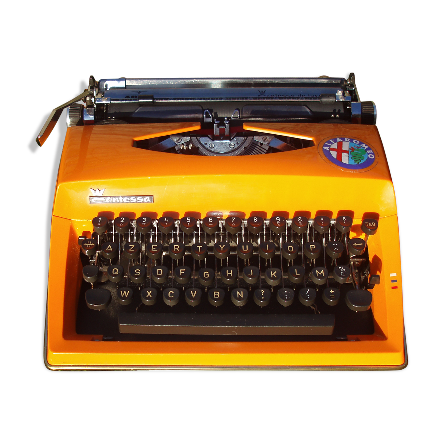 Machine a écrire  révisée Adler Contessa de luxe avec sacoche