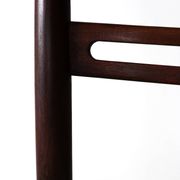 Scandinavian chairs in wood and leather