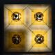 Mazzega Murano large wall sconce with 4 lights 1970s