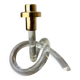 Pretzel candlestick by Dorothy Thorpe in lucite, circa 1970s