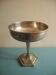 vintage centre table cup silver-plated art deco French silver metal cup
