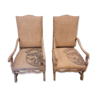 Pair of armchairs