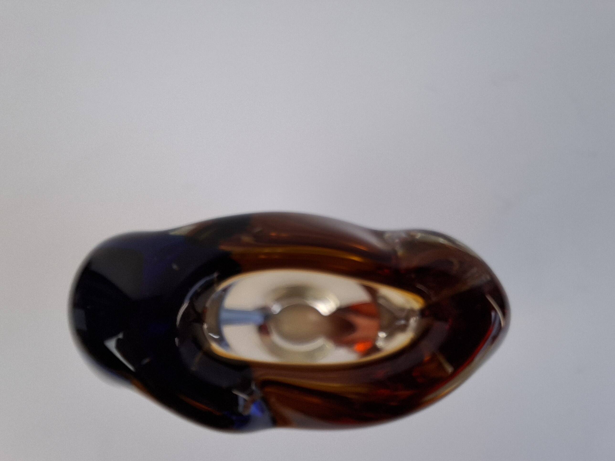 Czech art glass vase by Hana Machovska Mstisov, 1960s