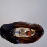 Czech art glass vase by Hana Machovska Mstisov, 1960s