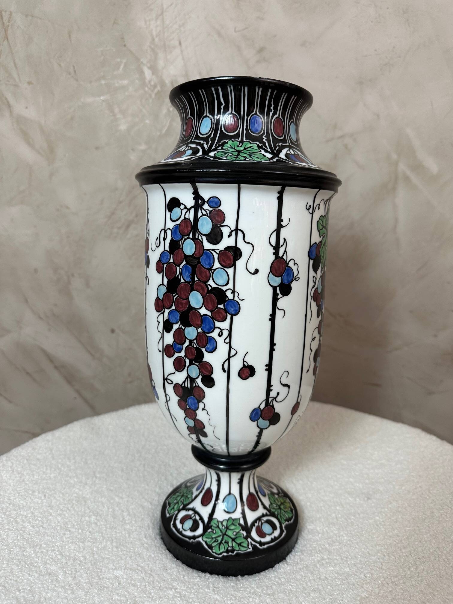 Art Deco vase signed