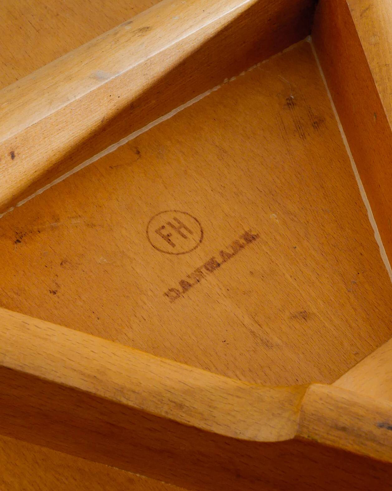 Set of Eight Danish Mid Century Heart Dining Chairs by Hans J Wegner, 1950s