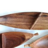 Set of wooden dishes Crafts of Africa, 20th