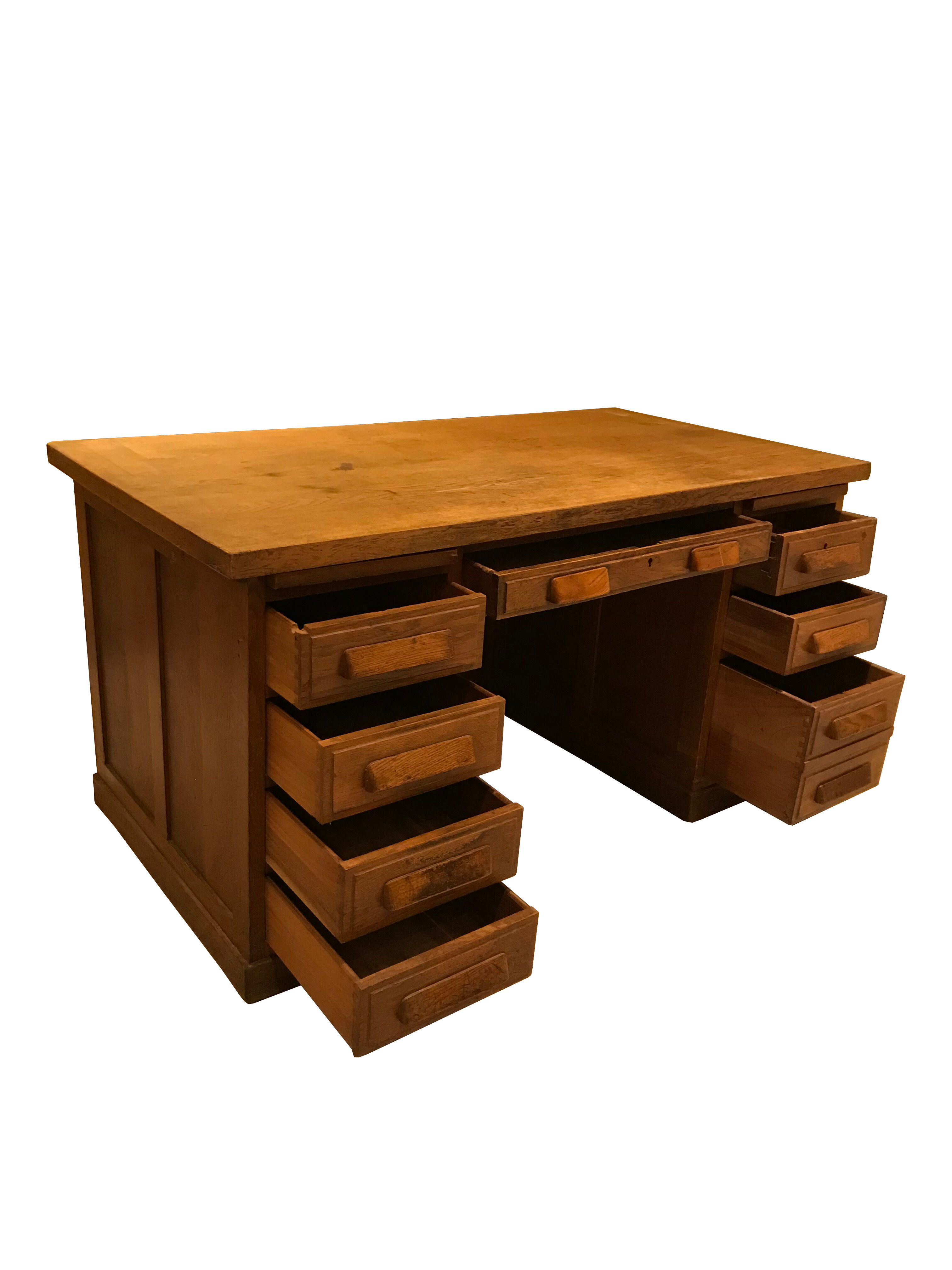 Classic oak desk