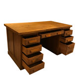Bureau en chêne classique XXe