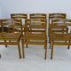 Furniture dining room table in Elm, country low 1970 s