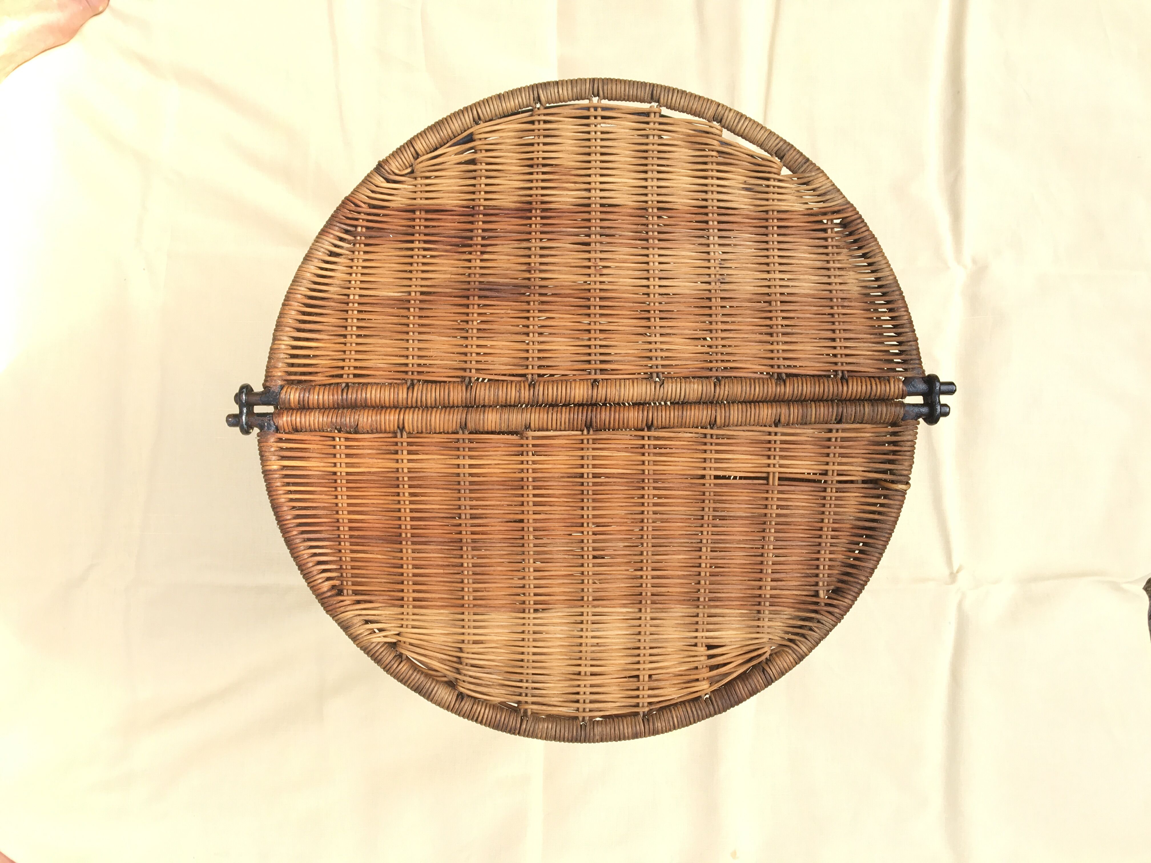 Rattan and wrought iron worker