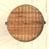 Rattan and wrought iron worker