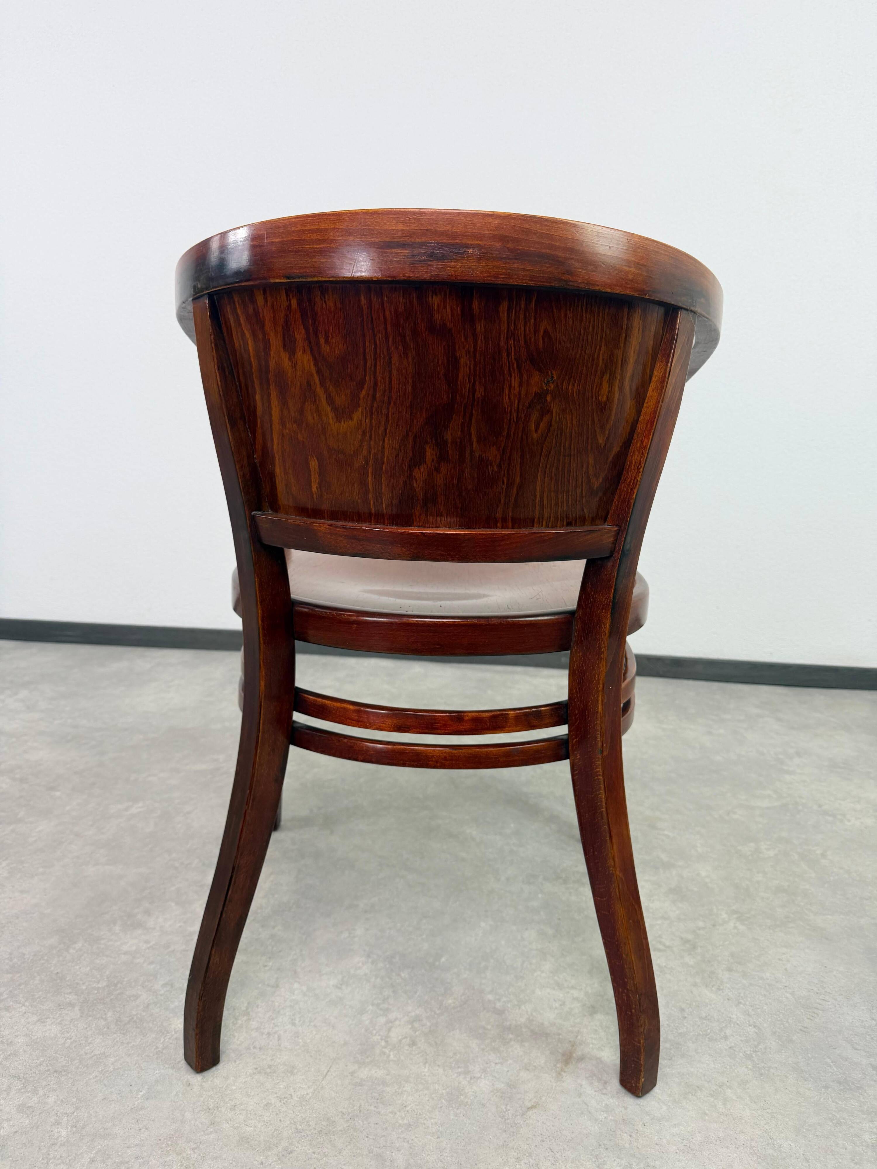 Extremely rare armchair no. 6521 by Otto Wagner for Thonet