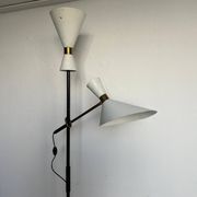 Floorlamp Pelikan – Design by J.T. Kalmar, Manufactured by Kalmar, Vienna, 1950s