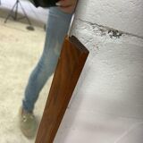 vintage mirror with wood accent