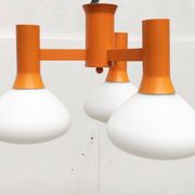 Orange Vintage Space Age Pendant Lamp