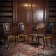 Italian art deco dining chairs 1920s