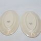 2 Oval Plates Dishes Saint Clément France Vintage Hand Painted
