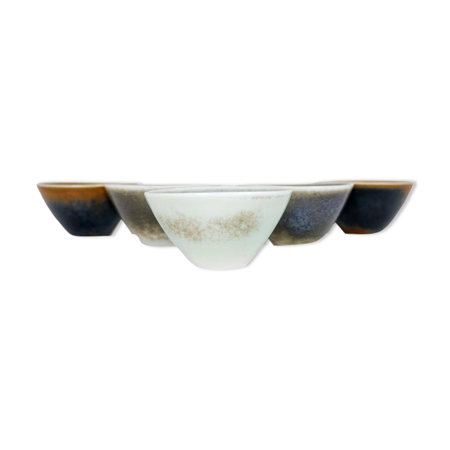 Mid-century modern set of 5 small bowls Rörstrand Carl Harry Stålhane, Sweden