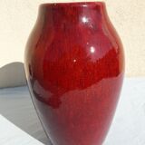 Burgundy vase