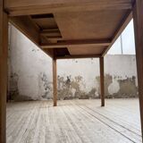 Oak veneer desk 1950