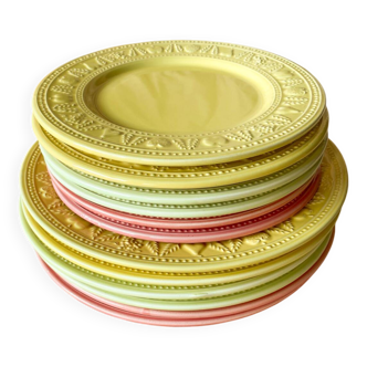 12 vintage plates